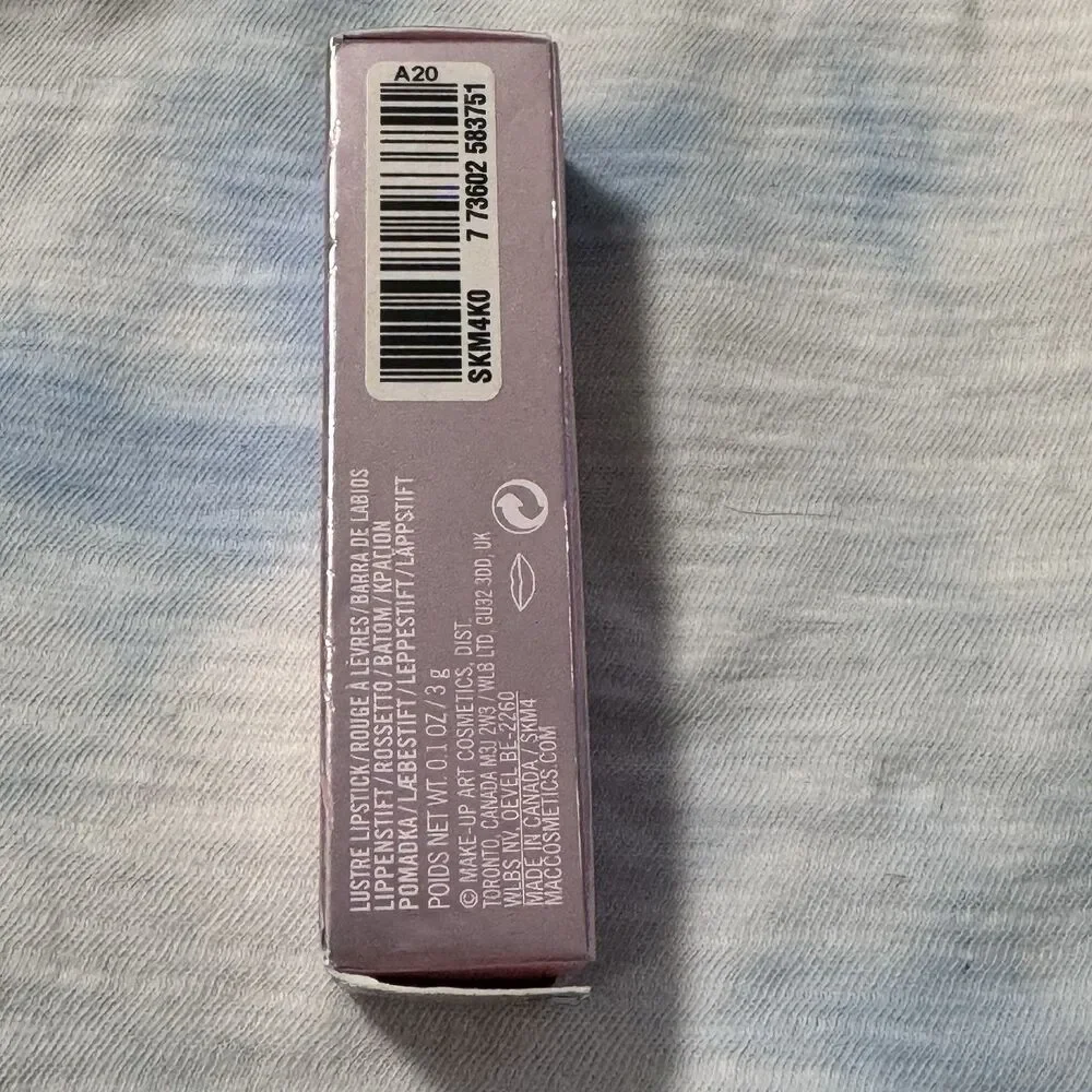 MAC Lustre Lipstick - Frost Firework Collection - Once Bitten, Ice Shy A20 - NIB